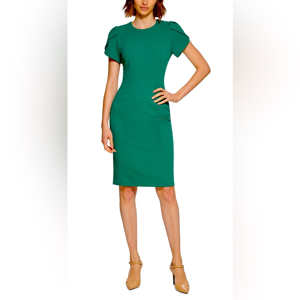 Calvin Klein Dark Green Loyal style Elegant Knee length dress